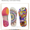 Cold transfer printing in factory making